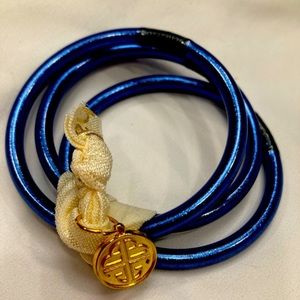 Three Blue Buddha Girl Bracelets